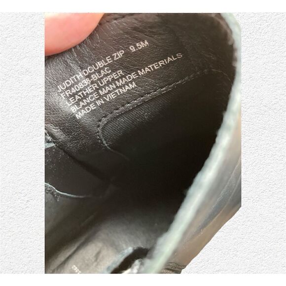 Frye Judith double Zip Bootie-Black - Picture 13 of 13